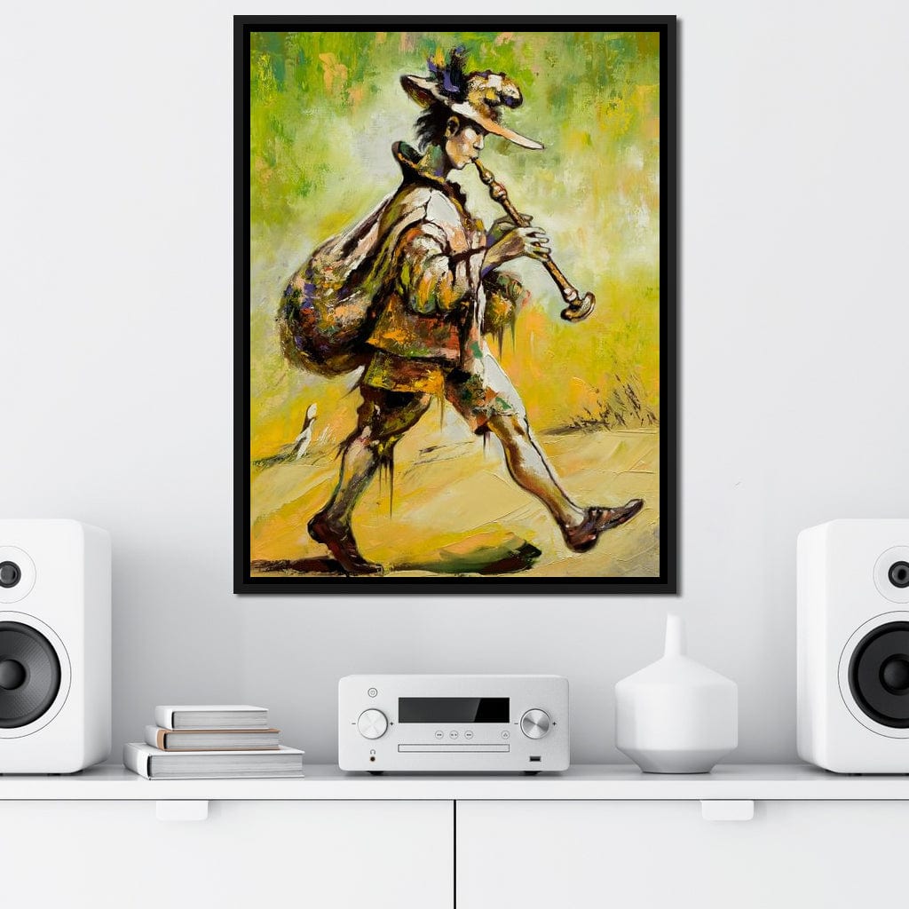 Wandering Troubadour Canvas Wall Art