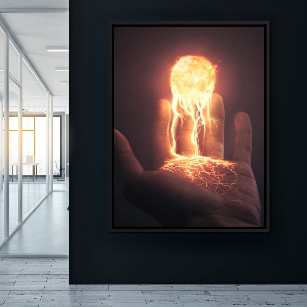 Holding the Sun Canvas Wall Art