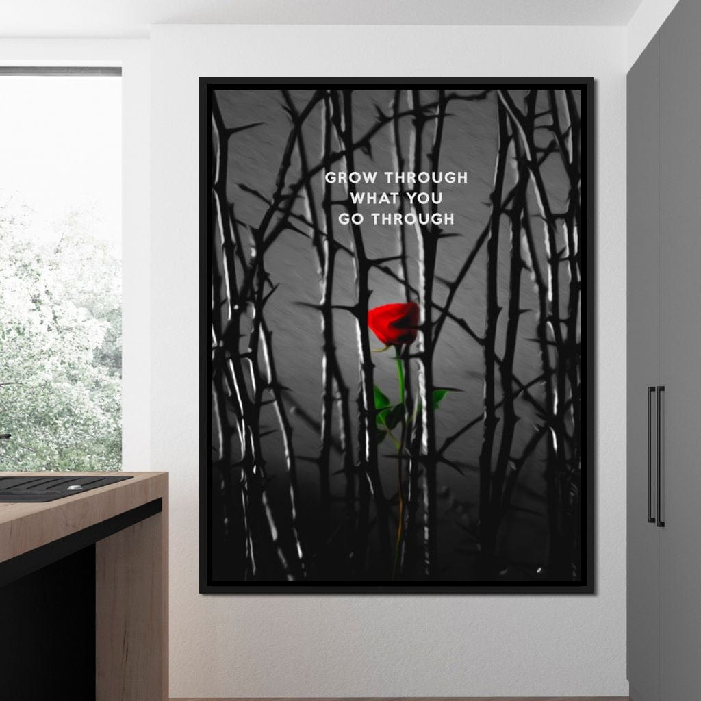 Grow Through Canvas Wall Art