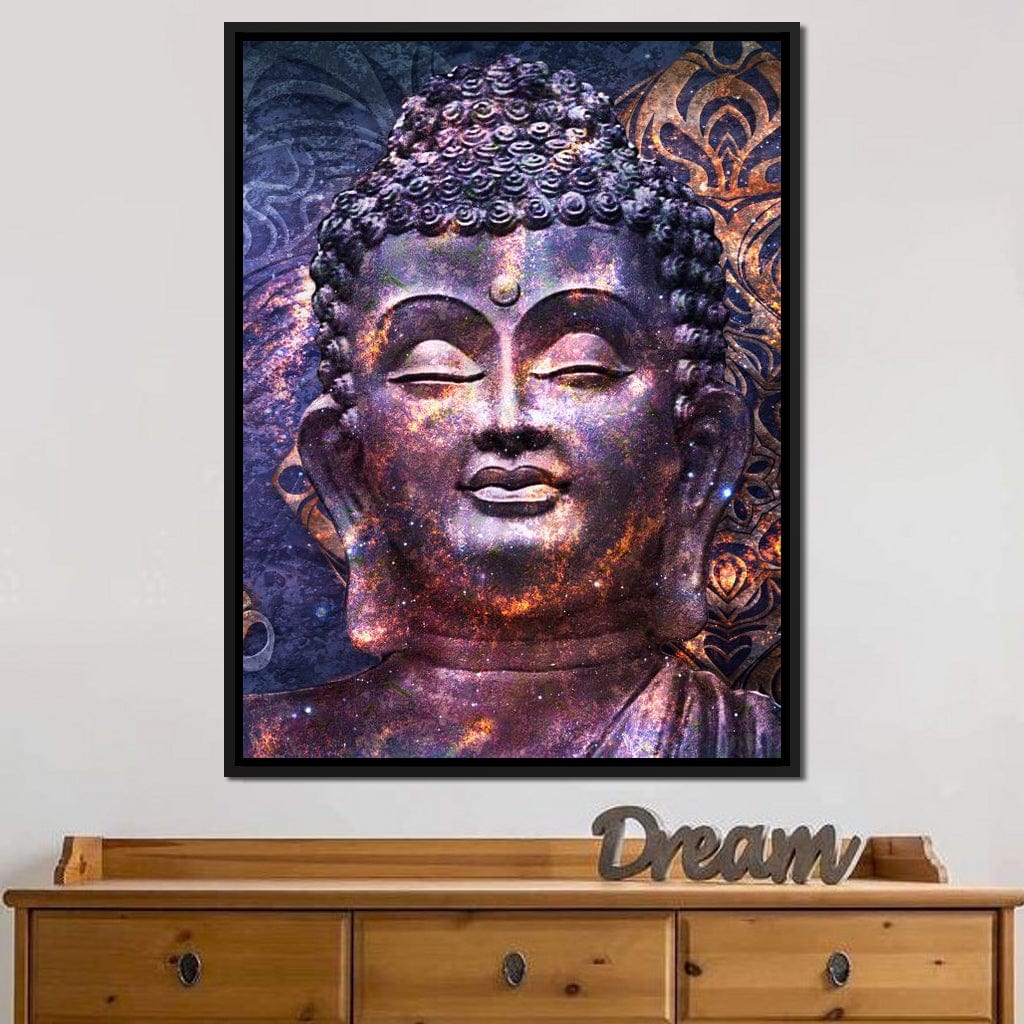 Blue Buddha Canvas Wall Art