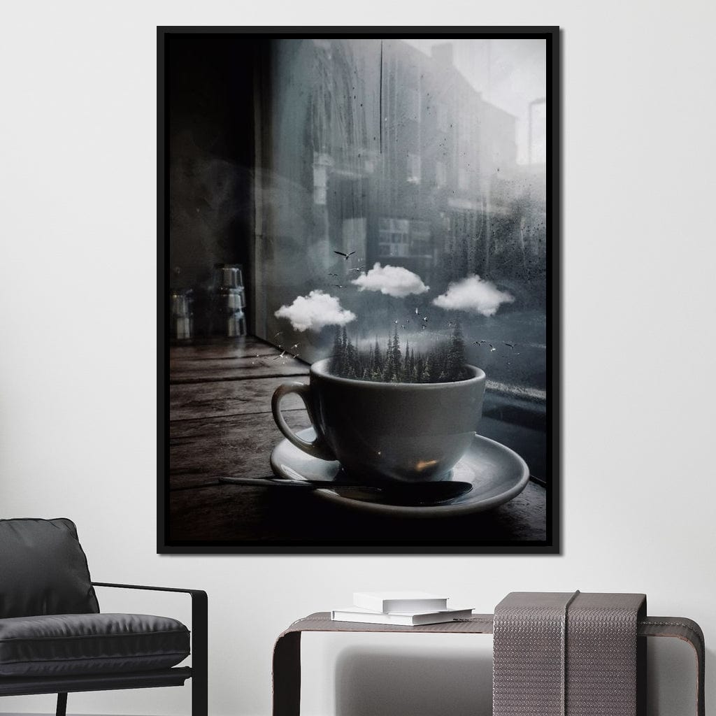 Cup Forest Canvas Wall Art