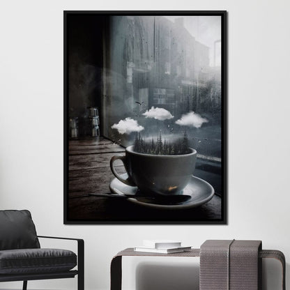 Cup Forest Canvas Wall Art