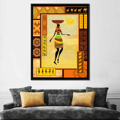 African Art Canvas Wall Art