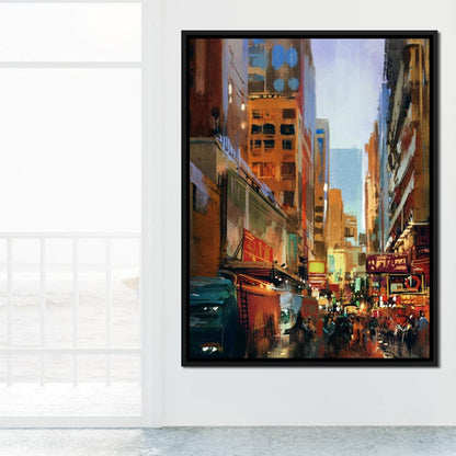 Pyrgonia City Canvas Wall Art