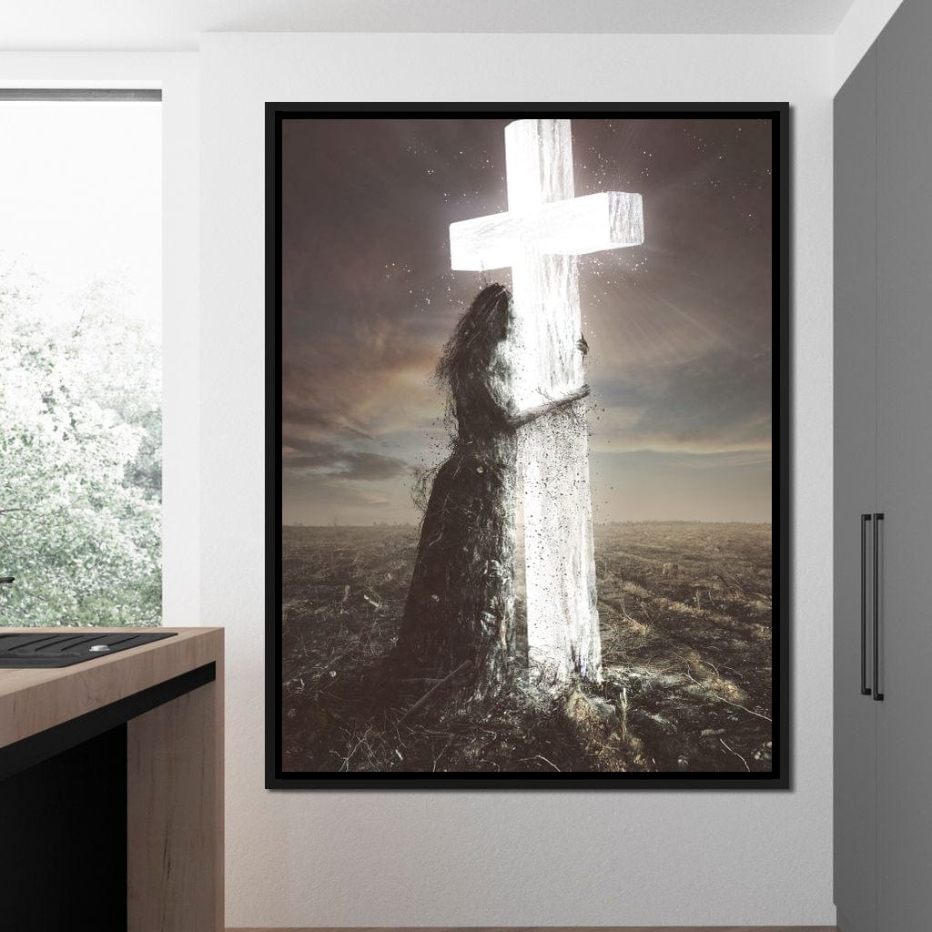 Holding Faith Canvas Wall Art