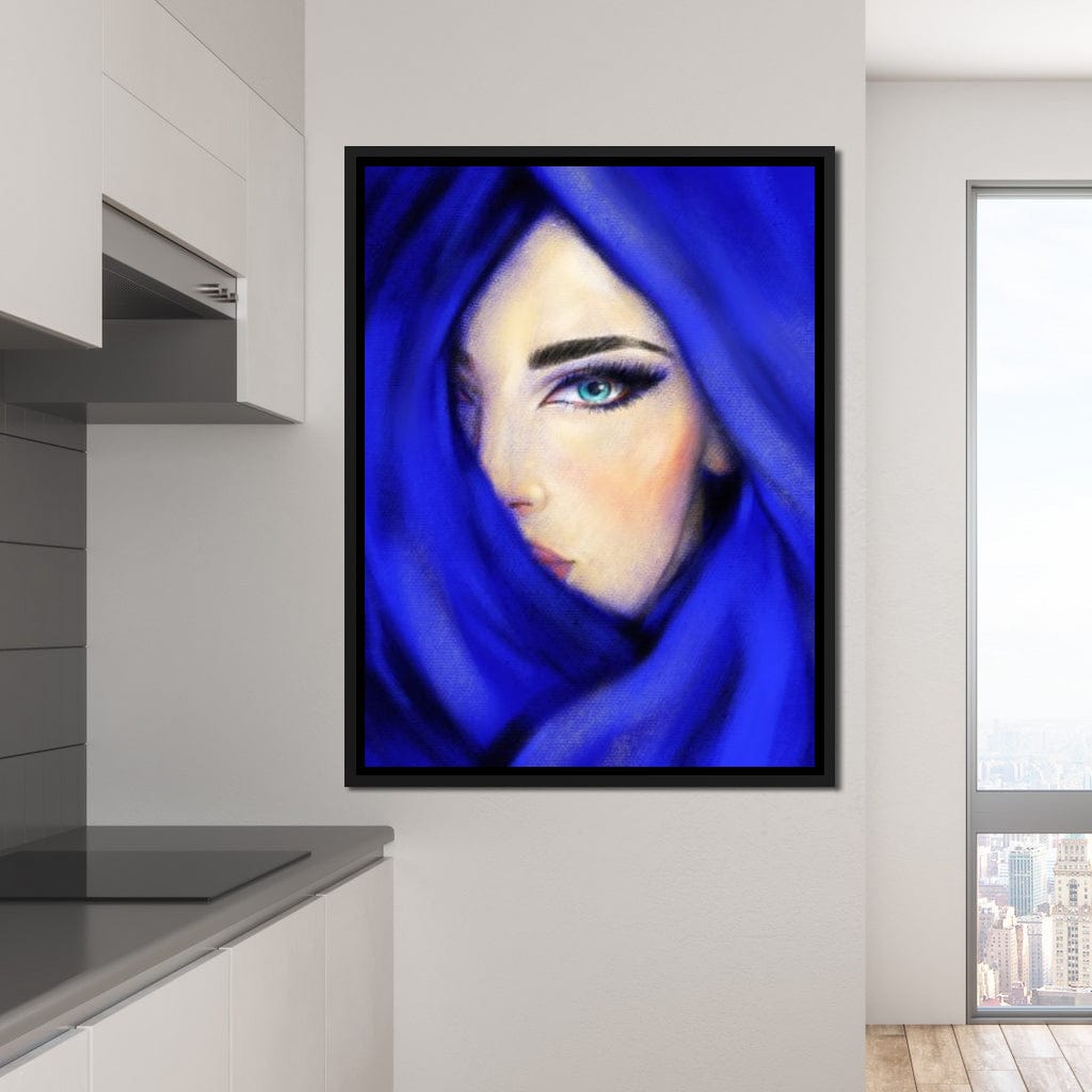 Blue Eye Canvas Wall Art