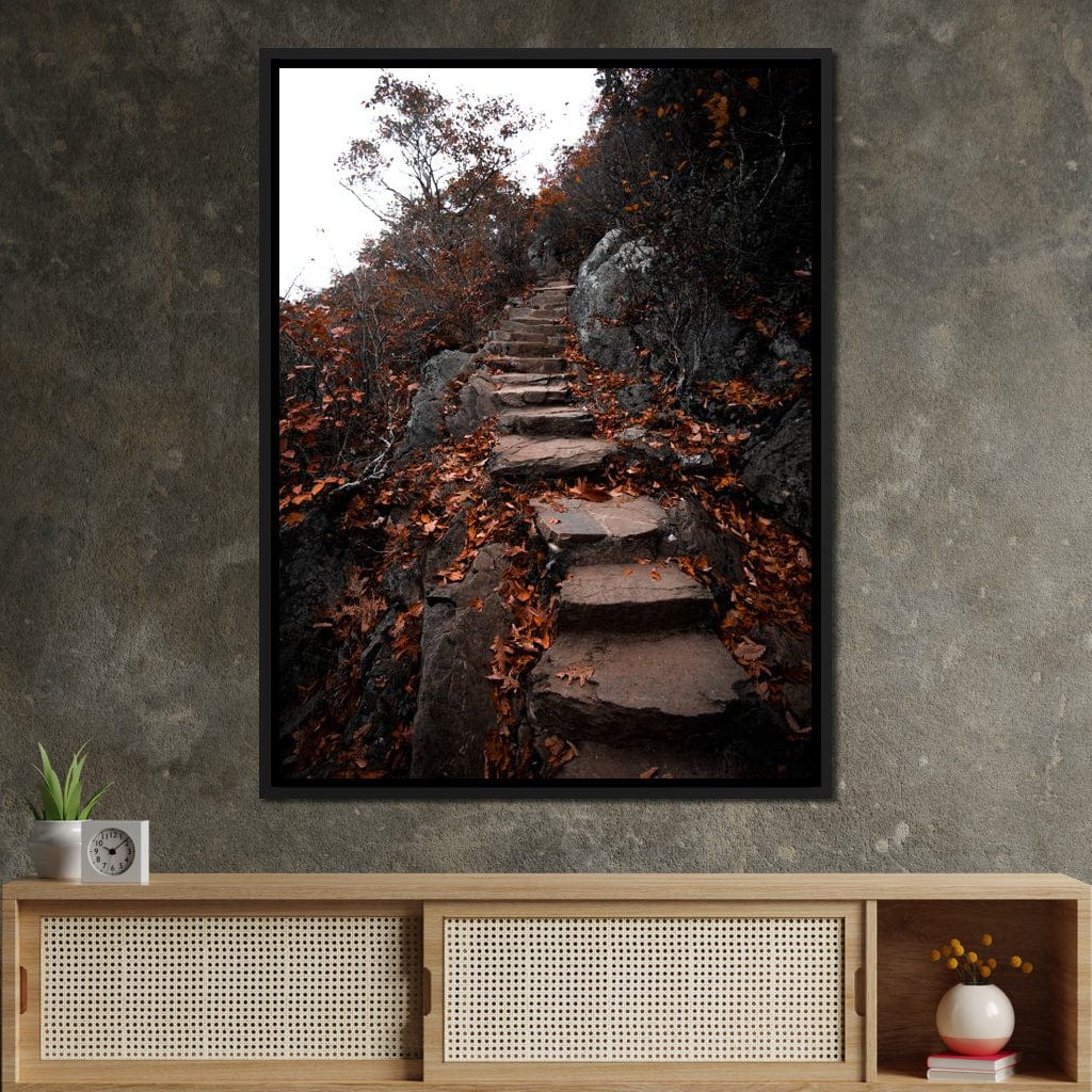 Autumn Path Canvas Wall Art