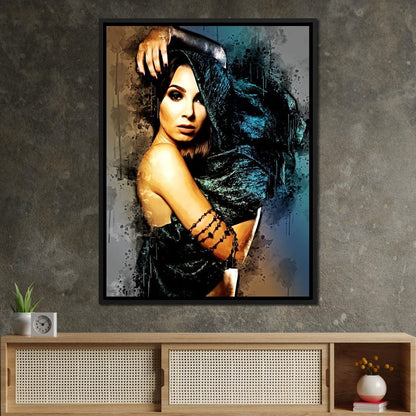 Covered by Beauty Canvas Wall Art