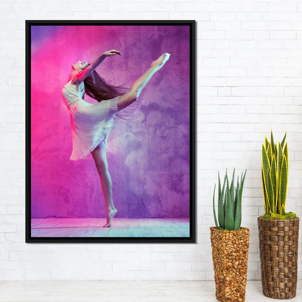 Ballet Dancer Canvas Wall Art