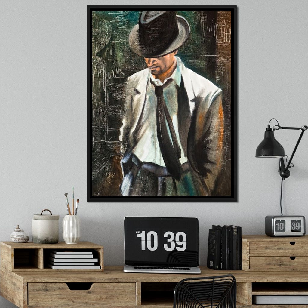 Stylish Man Canvas Wall Art