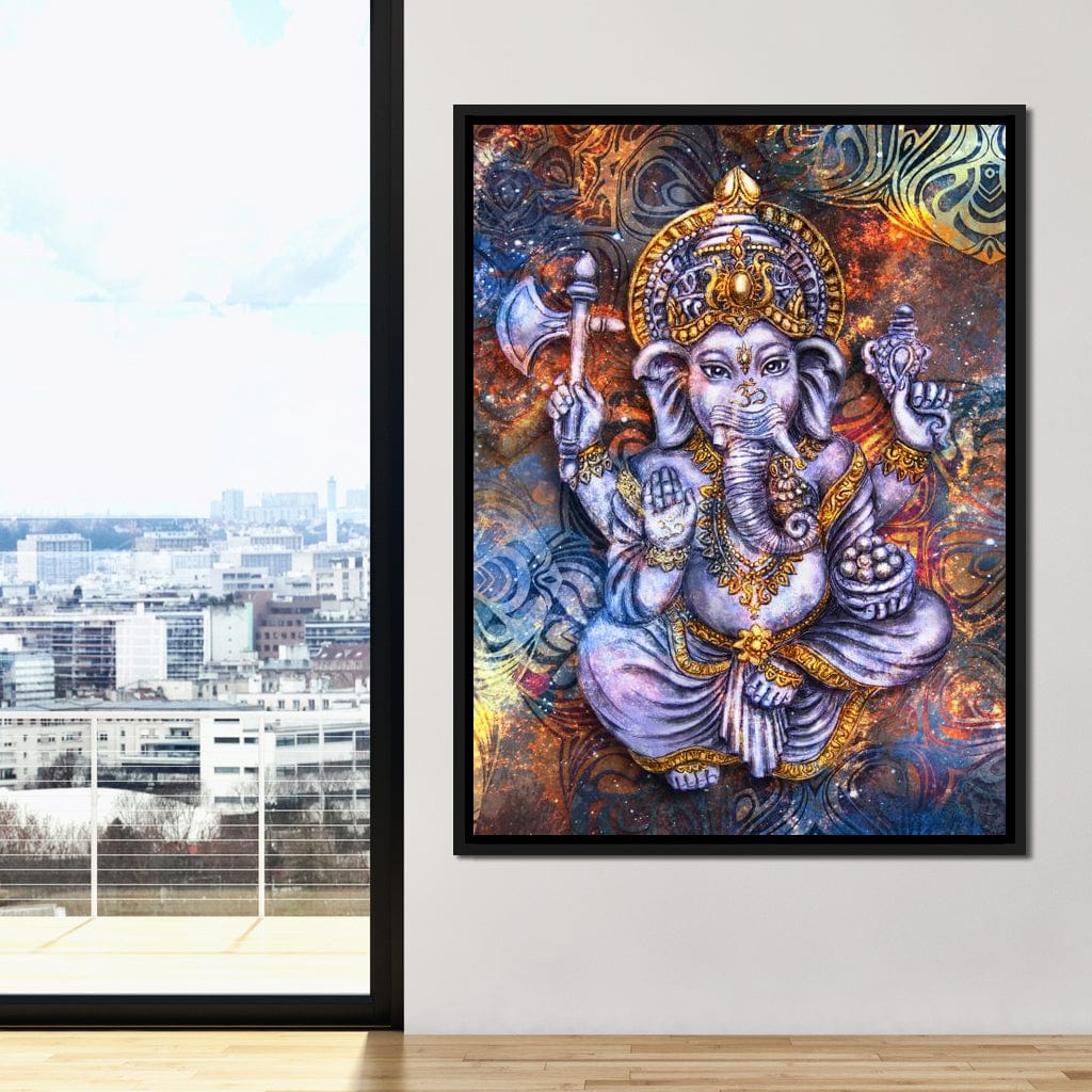 Spiritual Ganesha Canvas Wall Art