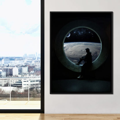 Planet View Canvas Wall Art