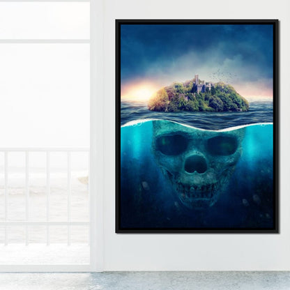 Skull Island Canvas Wall Art