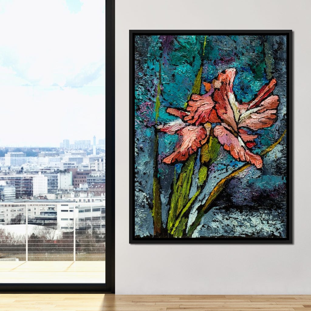 Red Iris Canvas Wall Art