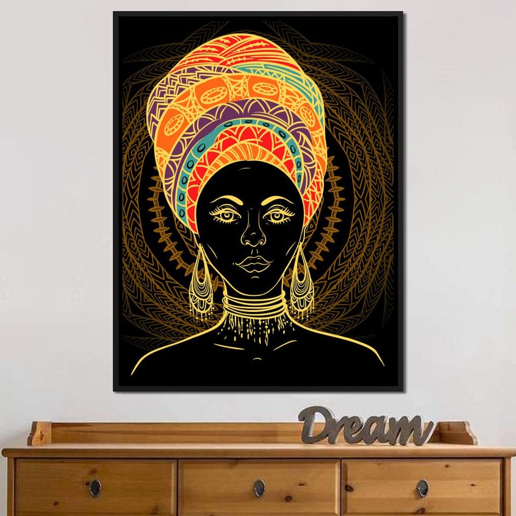 Colorful Turban Canvas Wall Art
