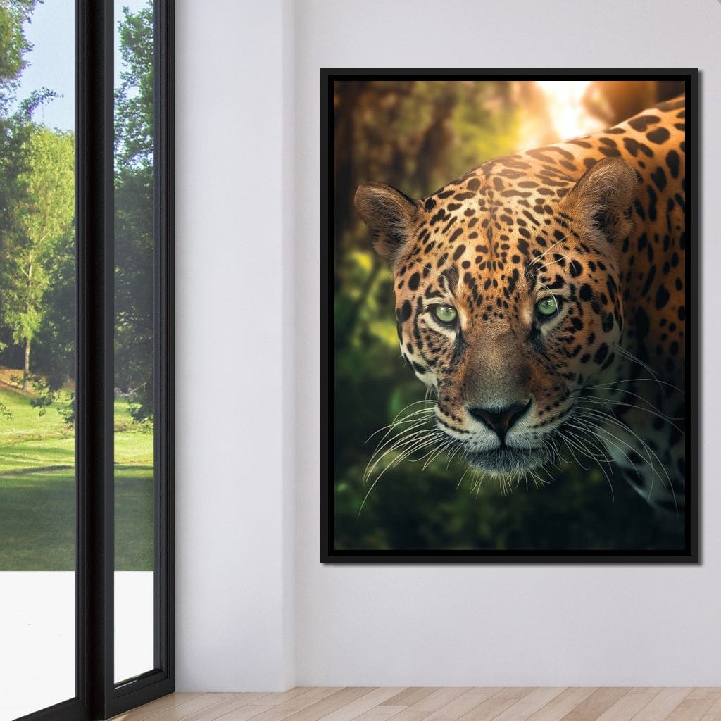 Leopard Amazone Canvas Wall Art