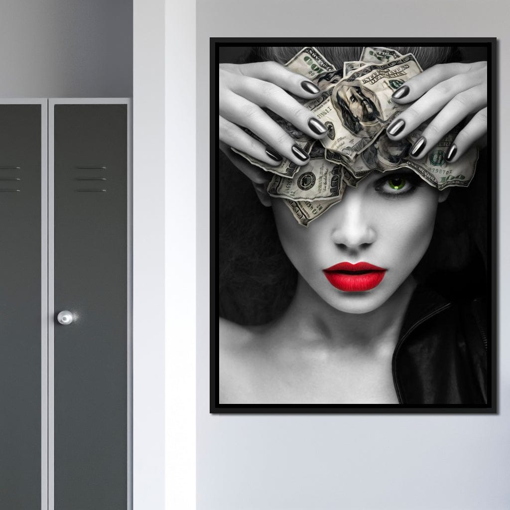 Mind On the Money Canvas Wall Art