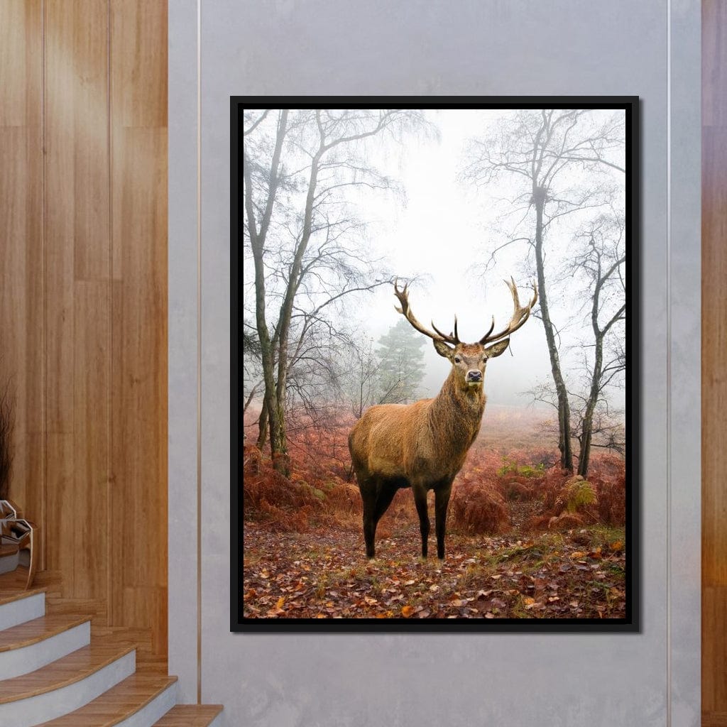 Red Deer Stag Canvas Wall Art