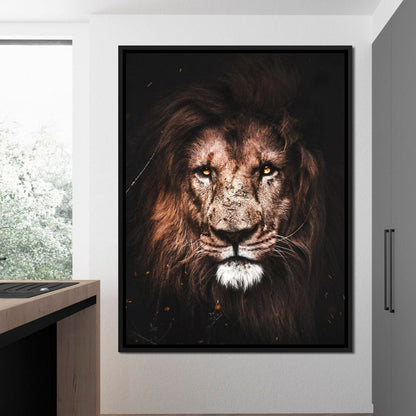 Lion 2 Canvas Wall Art