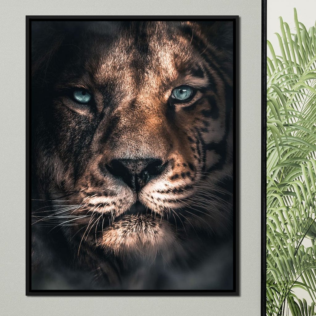 Lion Tiger Canvas Wall Art