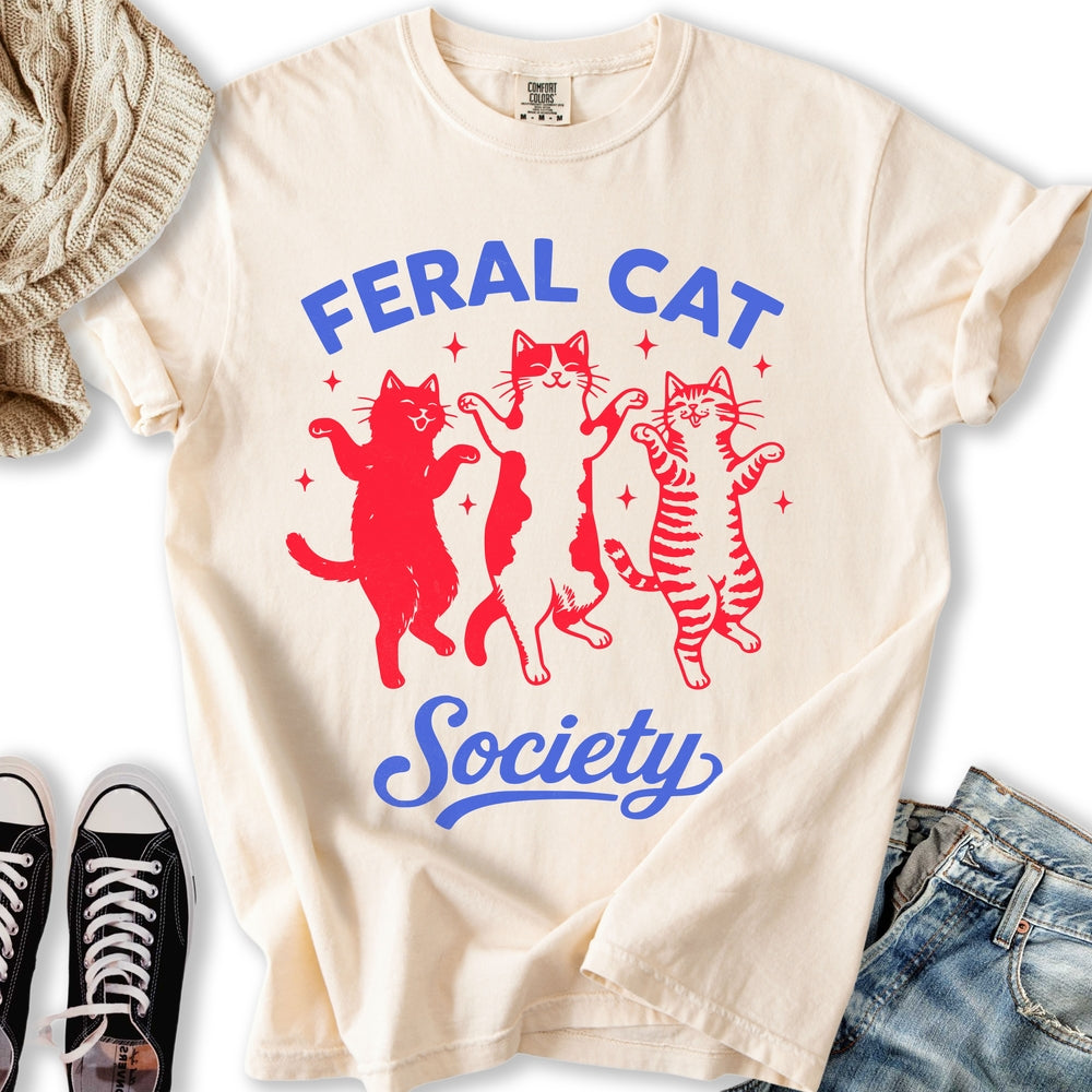 Feral Cat Society Relaxed Tee