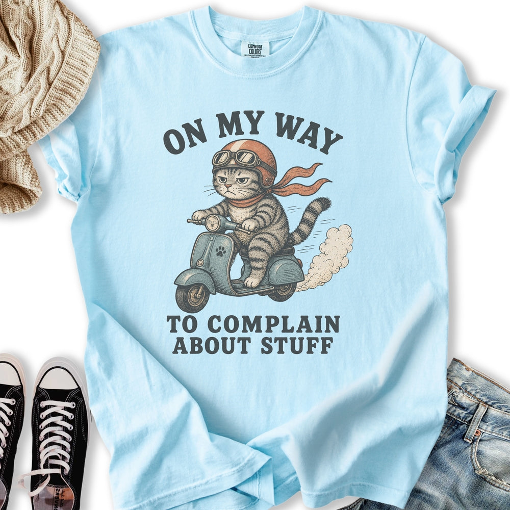 Complain About Stuff Cat Relaxed Tee