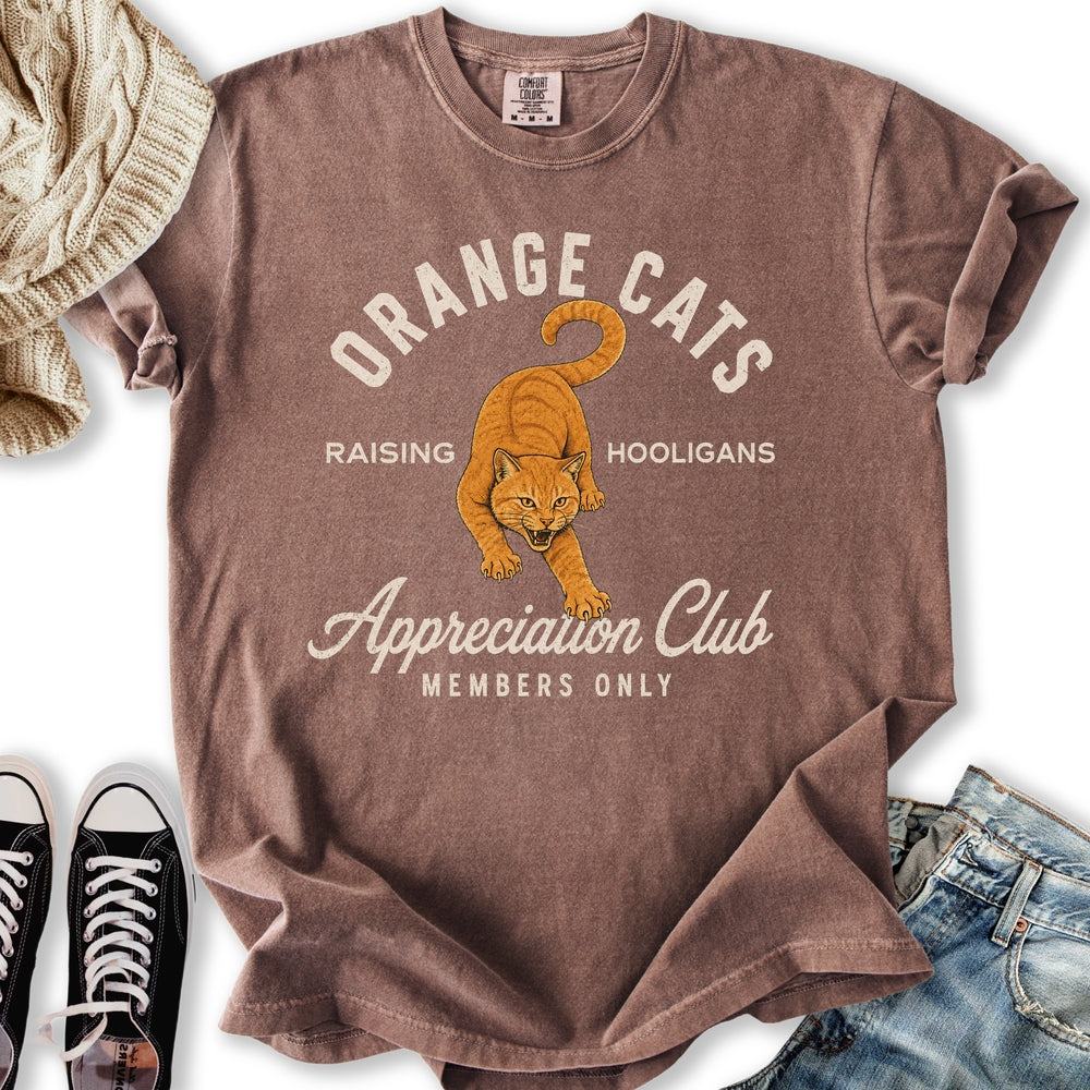 Orange Cats Appreciation Relaxed Tee