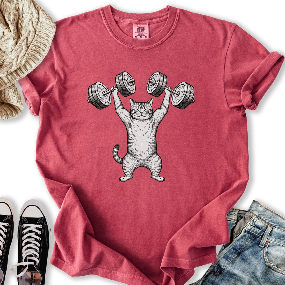 Dumb Bell Cat Relaxed Tee