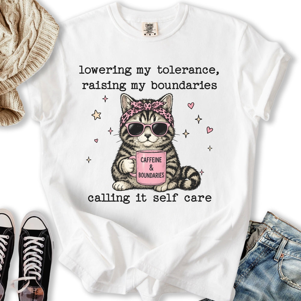 Self Care Cat Relaxed Tee