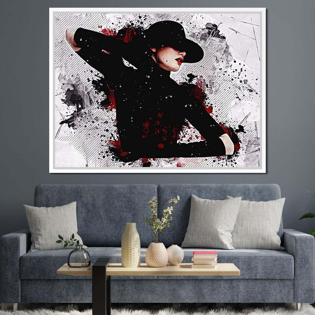 Feminine Elegance Canvas Wall Art