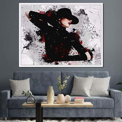 Feminine Elegance Canvas Wall Art