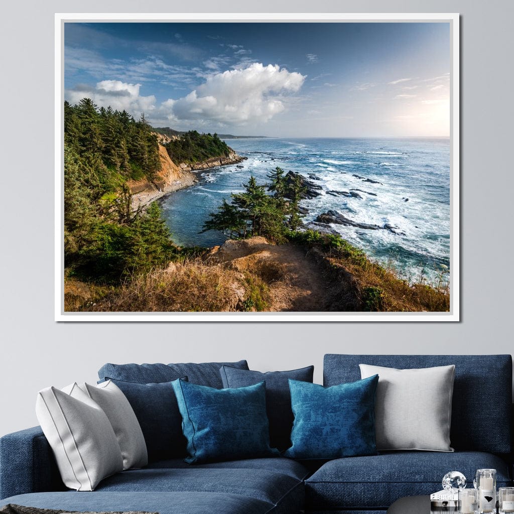 Blue Coast Canvas Wall Art