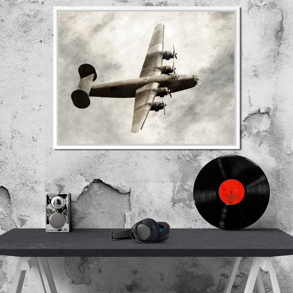 B-24 Bomber Canvas Wall Art