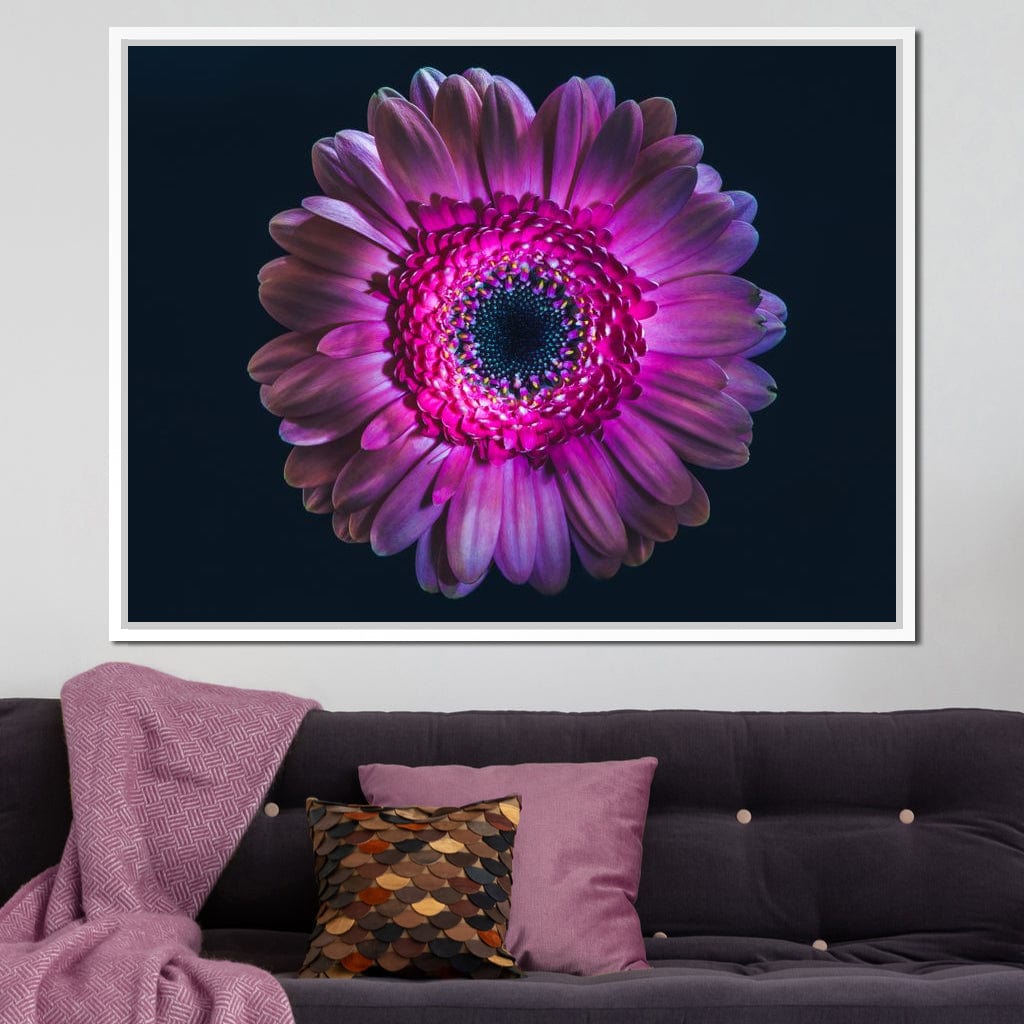 Purple Petals Canvas Wall Art