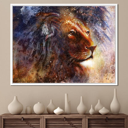Glory Lion Canvas Wall Art