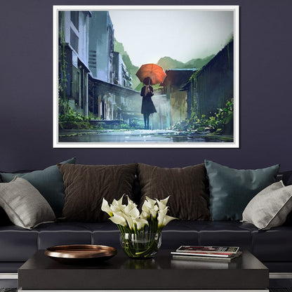 Abandoned Streets Canvas Wall Art