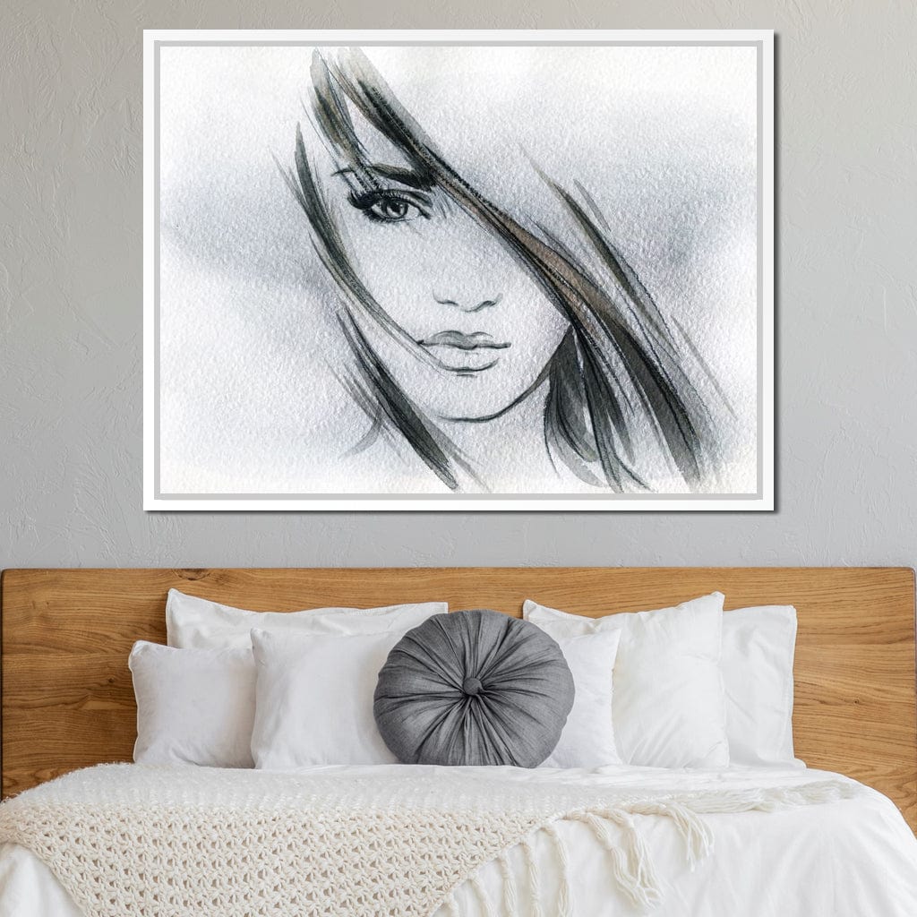 Fanny Portrait Canvas Wall Art
