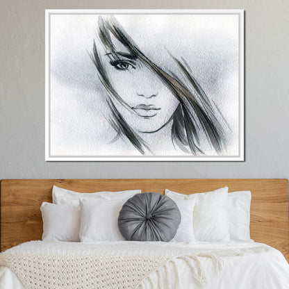 Fanny Portrait Canvas Wall Art
