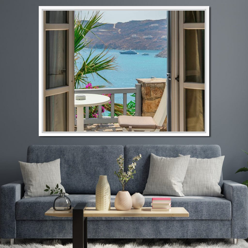 My Mykonos Canvas Wall Art