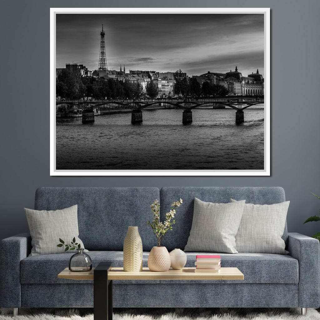 Paris in Black & White 7 Canvas Wall Art