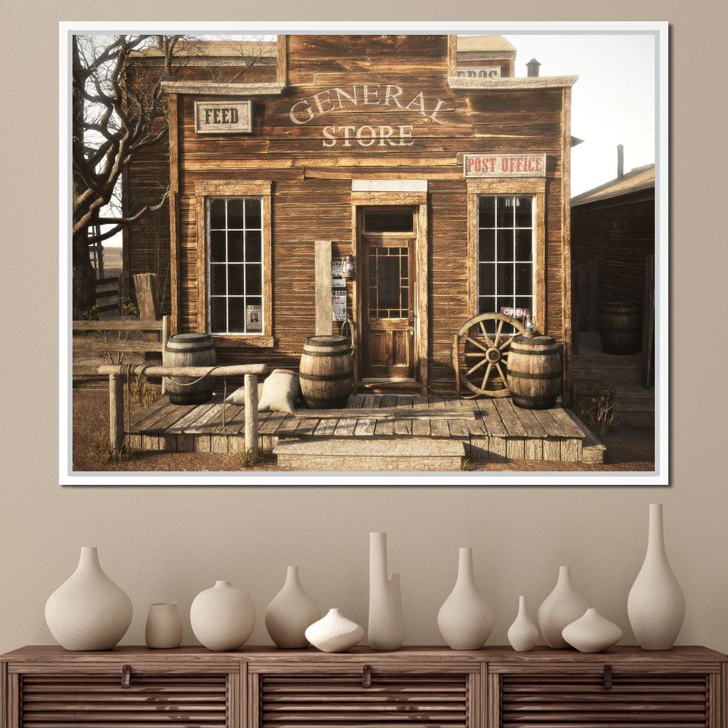 General Store Canvas Wall Art