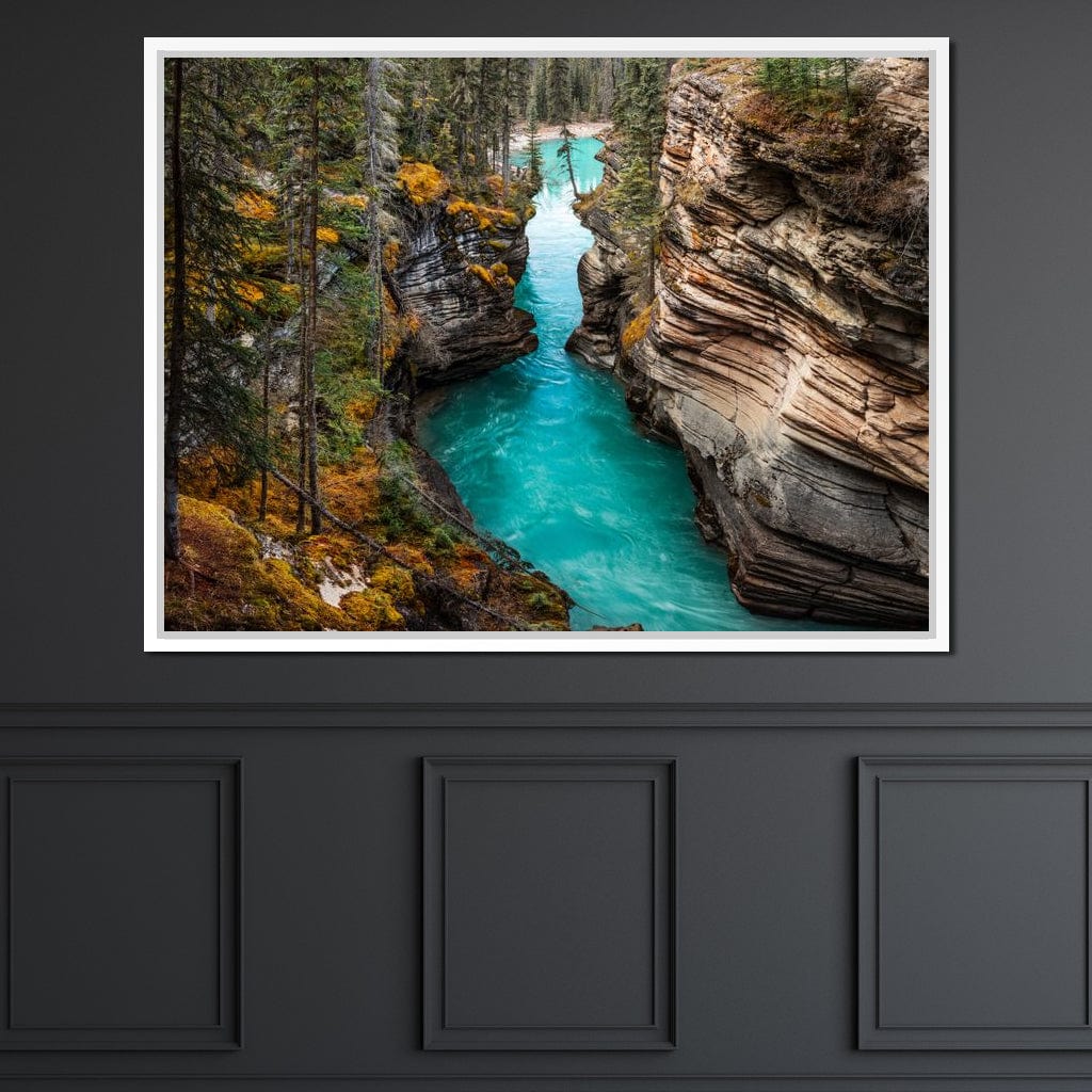 Athabasca Falls Canvas Wall Art