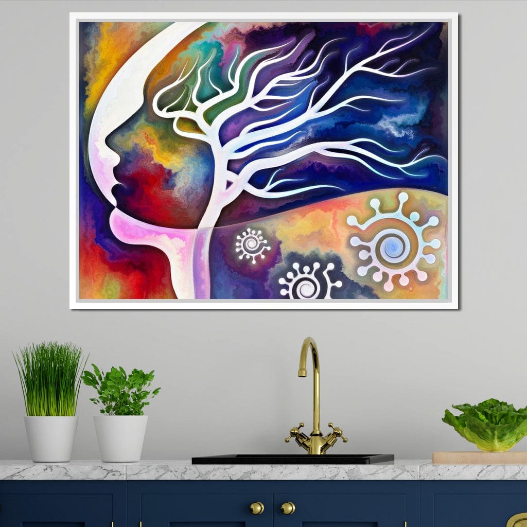 Mind Tree Canvas Wall Art