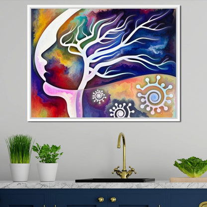 Mind Tree Canvas Wall Art