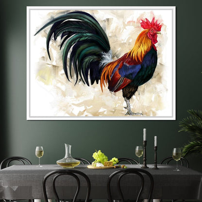 Rooster Canvas Wall Art