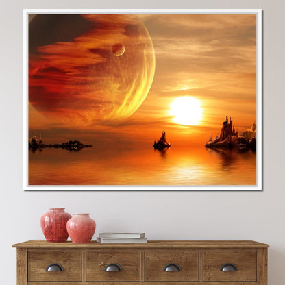 Otherworldly Scenery Canvas Wall Art