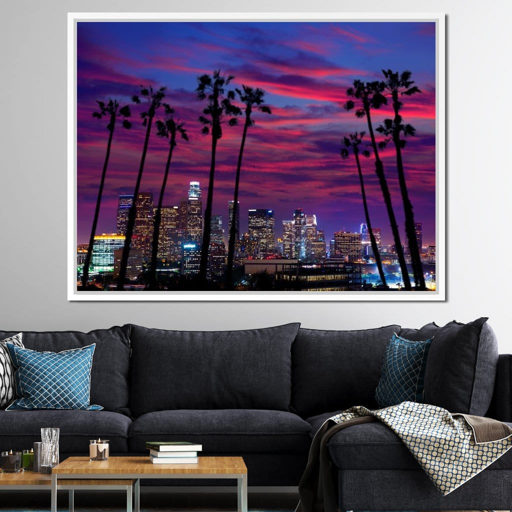 Downtown LA Canvas Wall Art