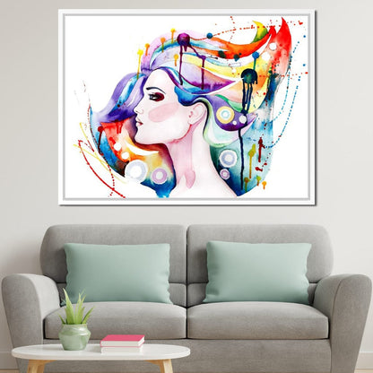 Rosie Portrait Canvas Wall Art