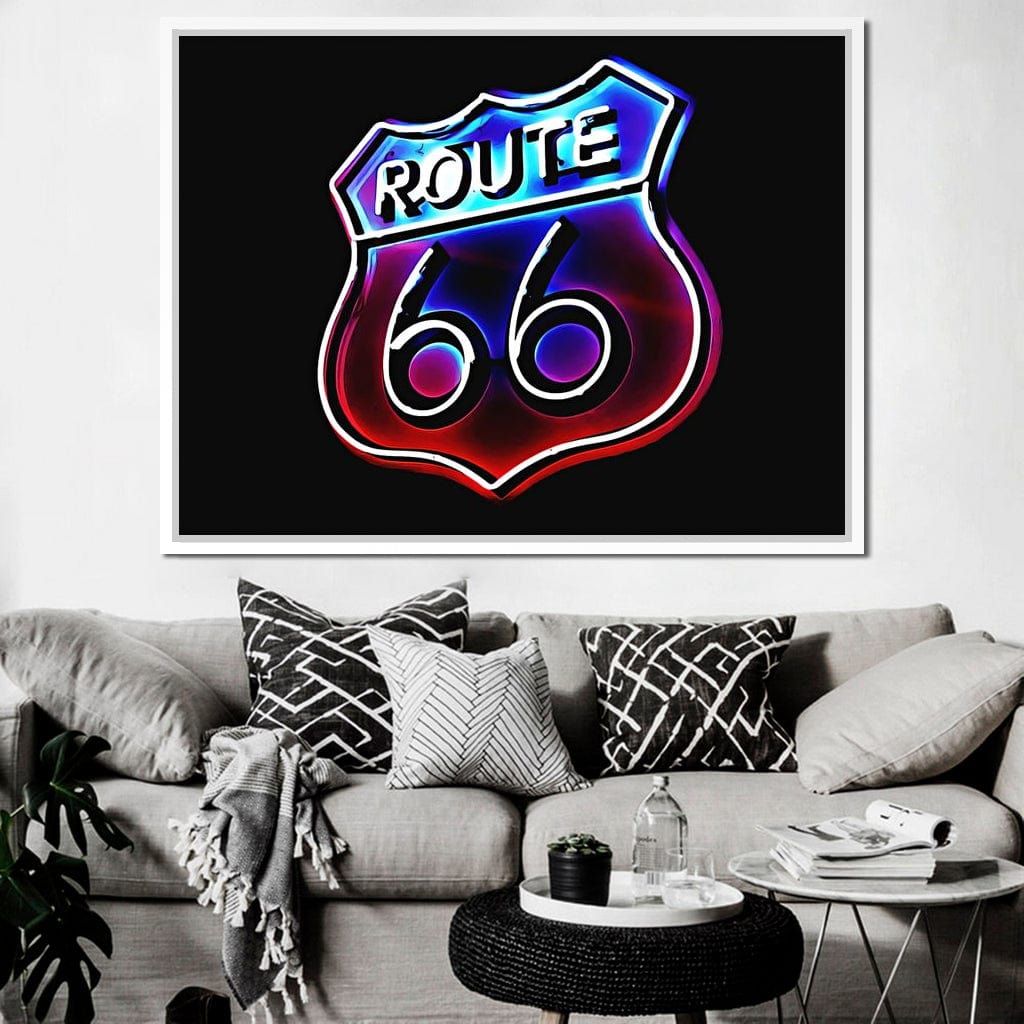 Route 66 Canvas Wall Art