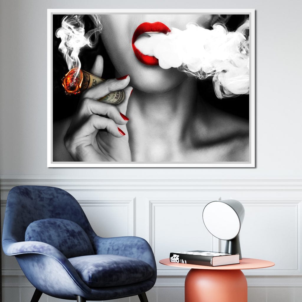 Hustle Never Sleeps Canvas Wall Art